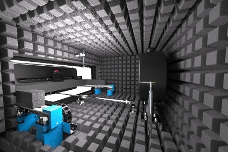 Audio measurement instruments and artificial head in the Sasken audio laboratory